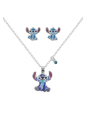 STITCH – Set Boucles d’Oreilles & Collier – Laiton Plaqué