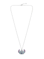 Stitch Crystal Head Pendant Necklace