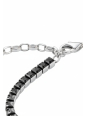 Bracelet Tennis en Argent avec Zircone Noire