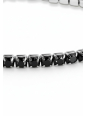 Bracelet Tennis en Argent avec Zircone Noire