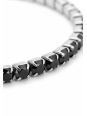 Pulsera de Tenis de Plata con Zirconia Negra