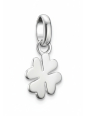 Pendentif Charm Trèfle Porte-Bonheur Connect Argent