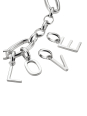 Charm Pendant Letter E Connect Silver