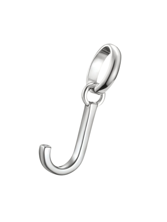 Pendentif Charm Lettre J Connect Argent