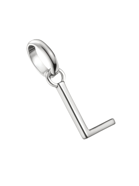 Colgante Charm Letra L Connect Plata