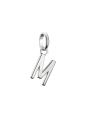 Pendentif Charm Lettre M Connect Argent