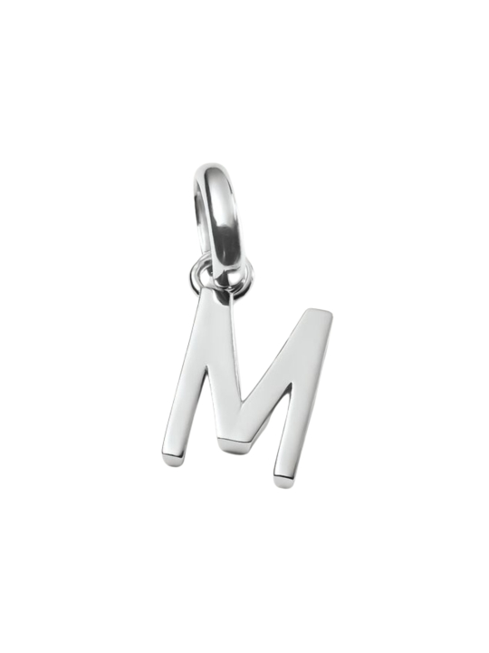 Pendentif Charm Lettre M Connect Argent