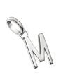Colgante Charm Letra M Connect Plata