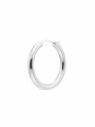 Silver Classic Hoop Earrings In Wider Shape