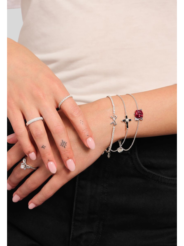 Pulsera de Plata – Roses Romance
