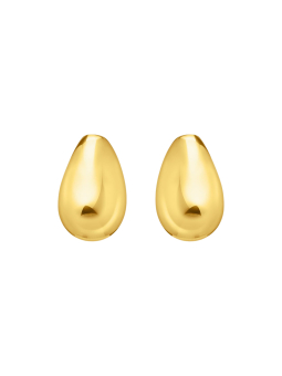 Gold-Plated Drop-Shaped Earrings
