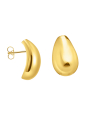 Gold-Plated Drop-Shaped Earrings