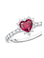Silver Heart Ring Romance