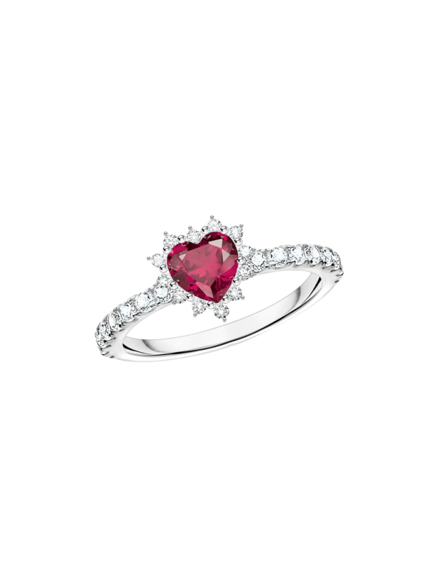 Silver Heart Ring Romance