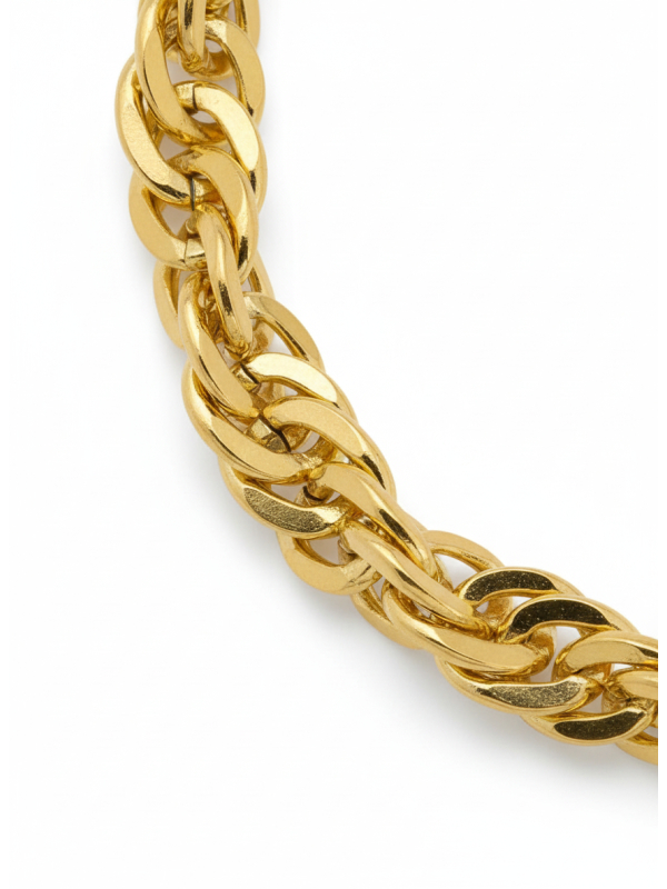 Gold-plated Singaporean necklace