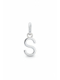 Charm pendant letter S Connect silver