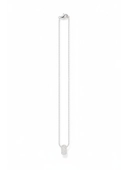 Necklace Ring Pendant White Zirconia