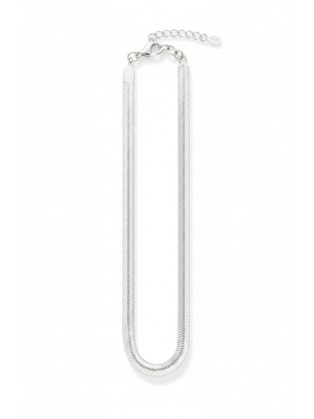 Halskette Silberne Schlange