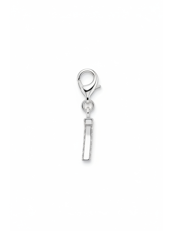 Charm Pendant Number "7" Zirconia