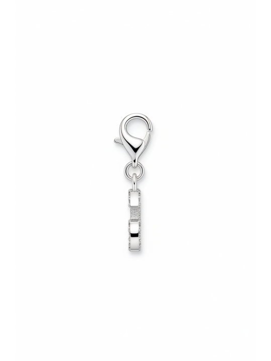 Charm Pendant Number "6" Zirconia