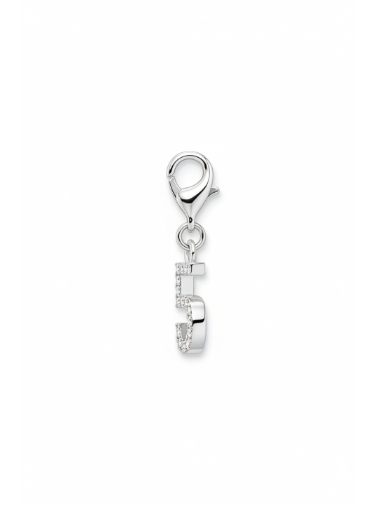 Pendentif Charm Number "5" Zirconia