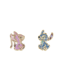 STITCH & ANGEL – 1 Paire de Boucles d’Oreilles Clous