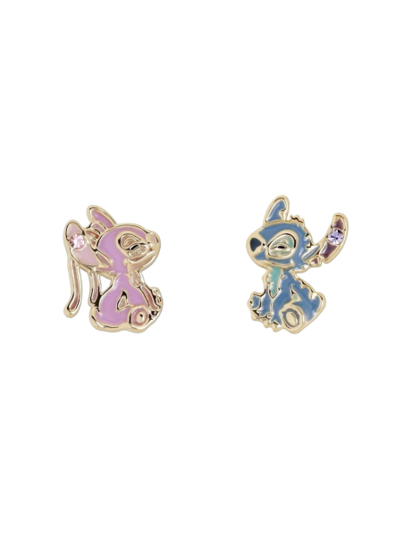 Stitch & Angel Mismatch Stud Earrings