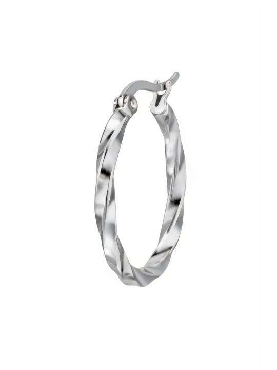 Curved Wire Stainless Steel Hoops with French Lock