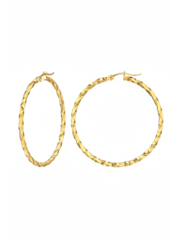 Aros de Alambre Retorcido de Acero Inoxidable Dorado