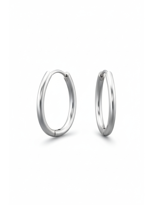 Stainless Steel Huggie Hoops