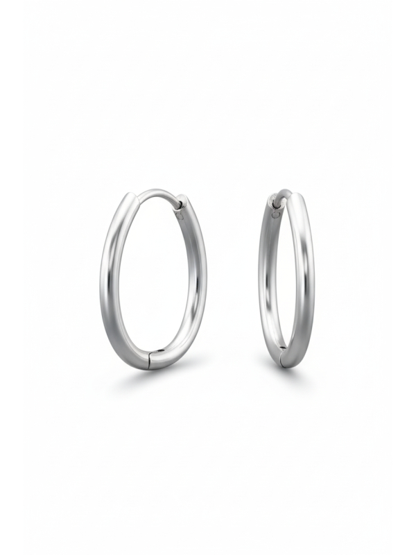 Stainless Steel Huggie Hoops