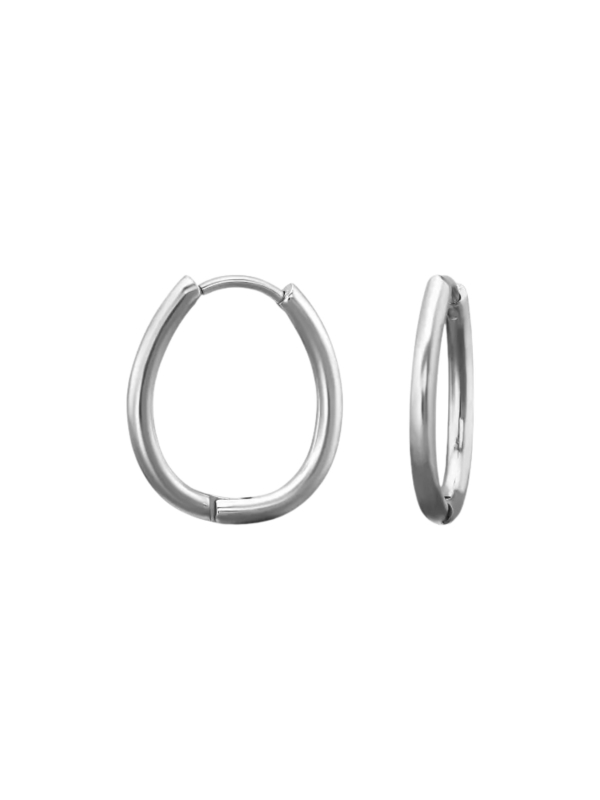 Stainless Steel Huggie Hoops