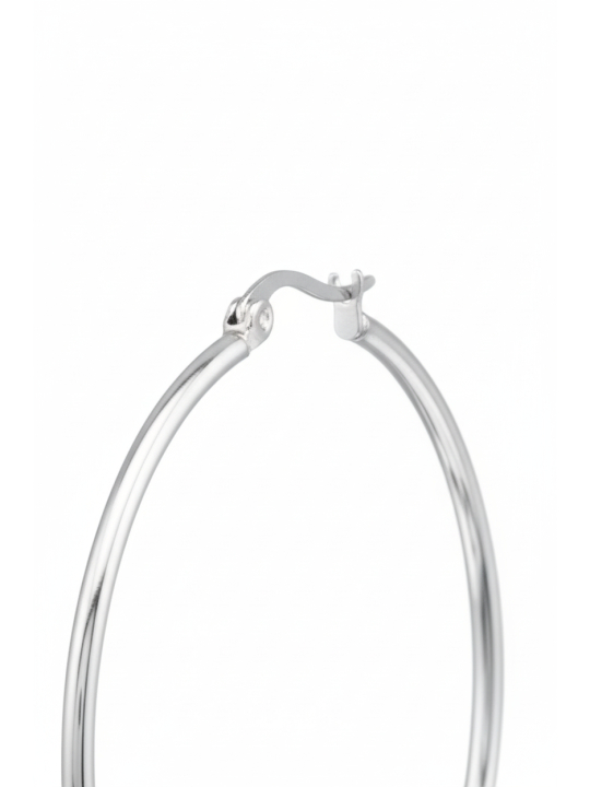 High Polish Surgical Steel Hoops