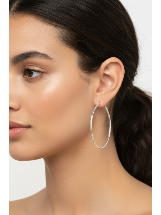 High Polish Surgical Steel Hoops