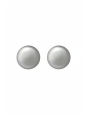 Synthetic Pearl 8mm High Polish Surgical Steel Ear Studs