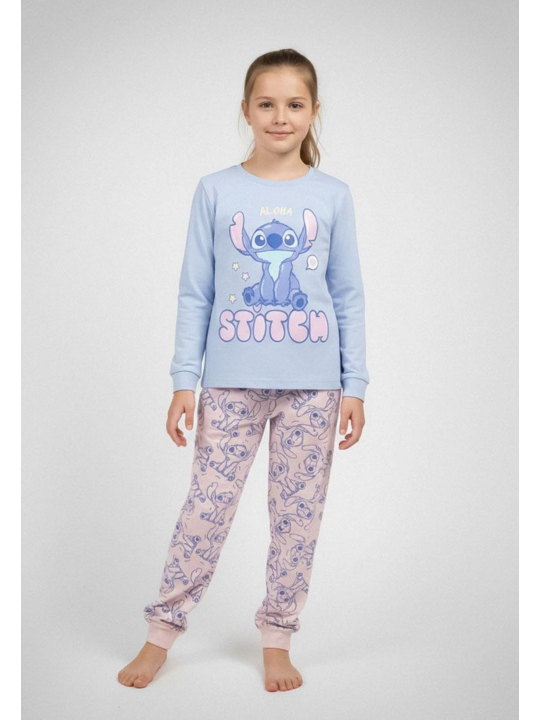 Pyjama Long Enfant en Jersey Simple – Stitch