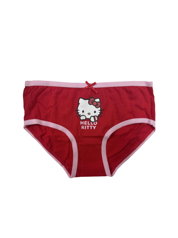 Ensemble de Sous-vêtements Fille en Jersey Simple 3 Pièces – Hello Kitty