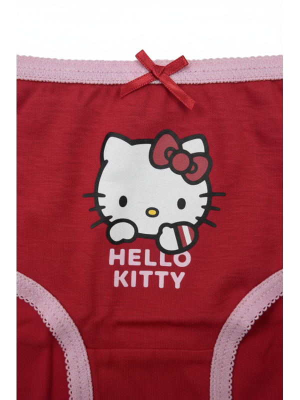 Ensemble de Sous-vêtements Fille en Jersey Simple 3 Pièces – Hello Kitty
