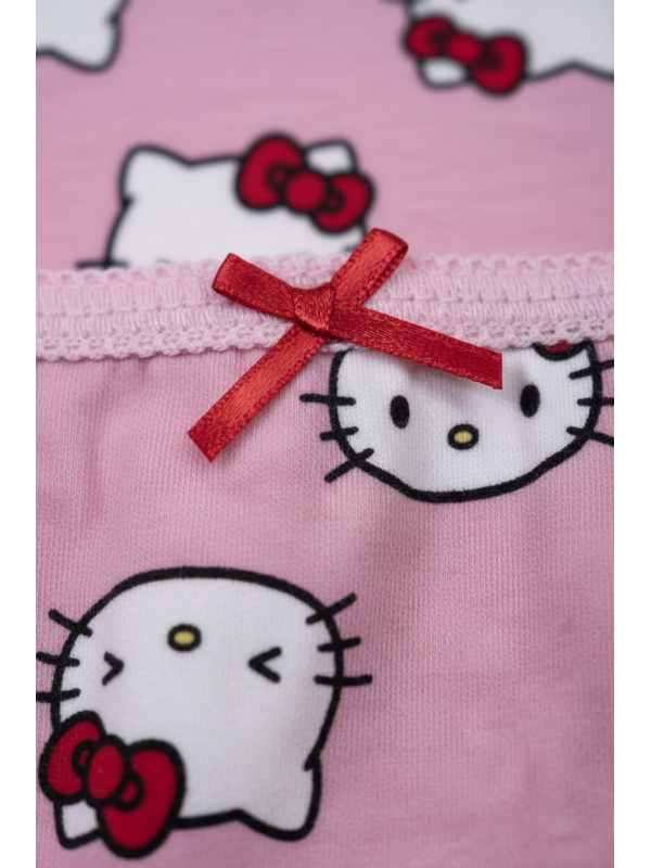 Ensemble de Sous-vêtements Fille en Jersey Simple 3 Pièces – Hello Kitty