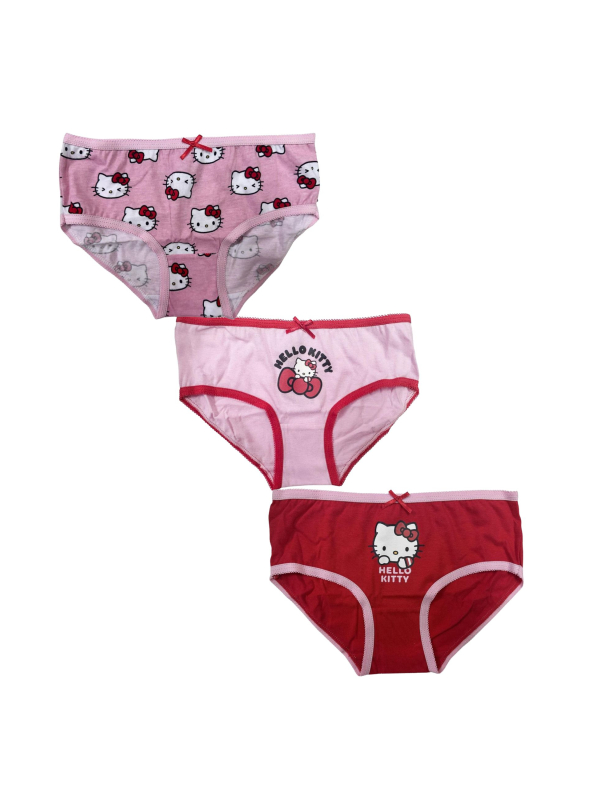 Set de Ropa Interior para Niñas de Jersey Simple 3 Piezas – Hello Kitty