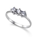 Anillo Simple Three